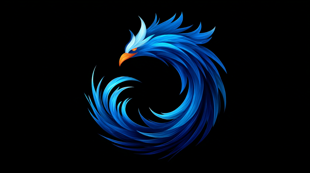 AI generated featured image showing artistic Thunderbird logo.